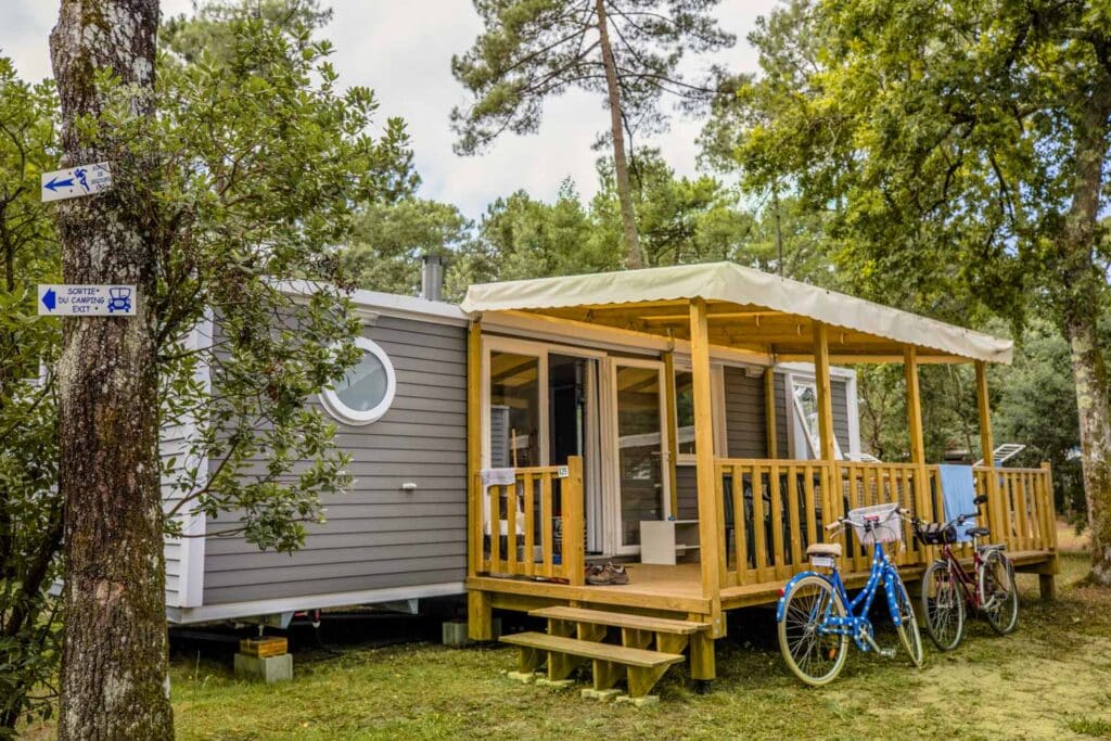 mobil homes familial dans les landes